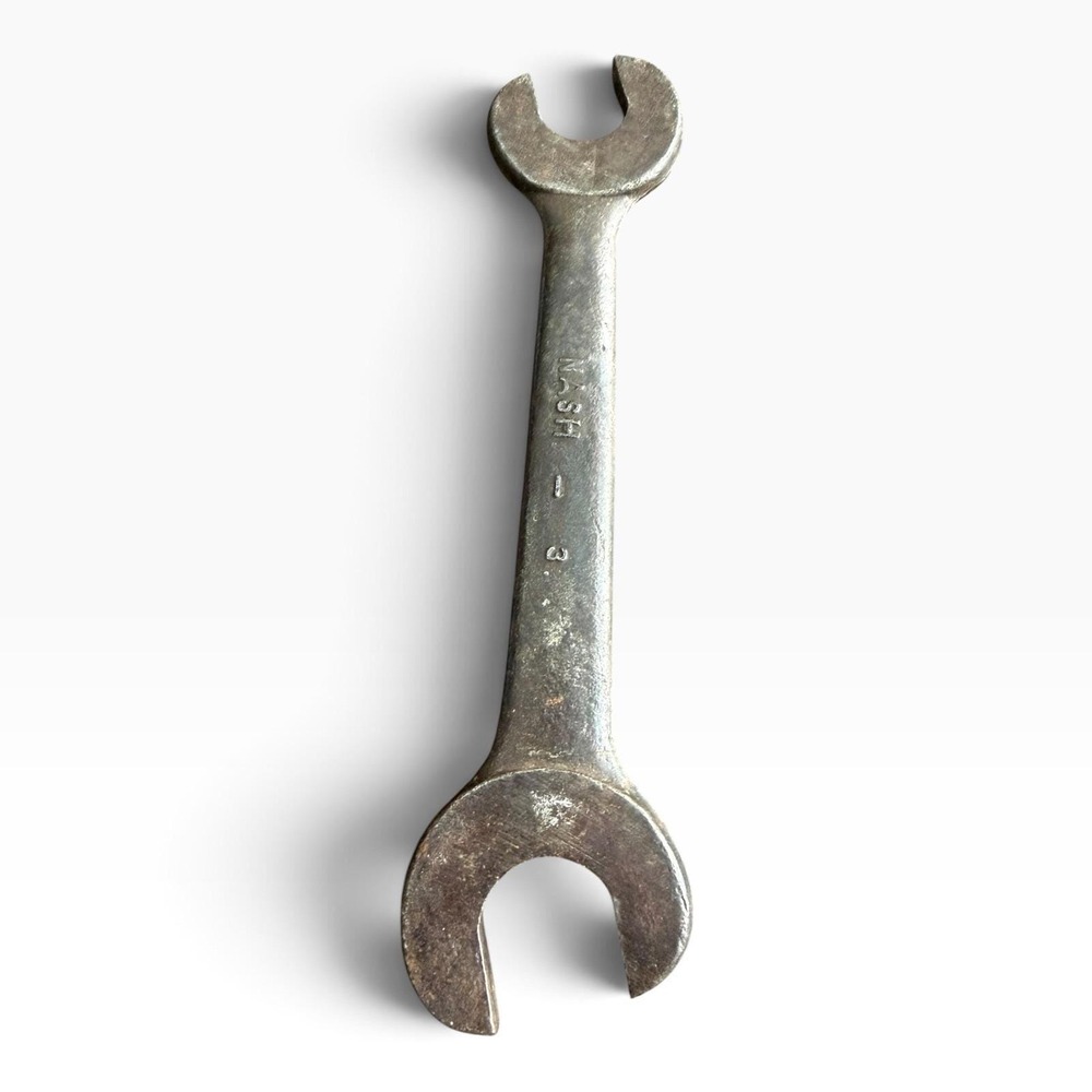 Antique Nash 3 Wrench Double Open End Vintage Automotive Tool Forged Steel